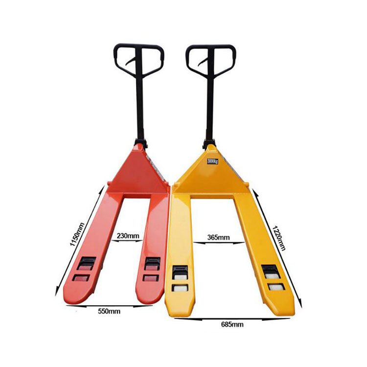 extra long fork pallet jack