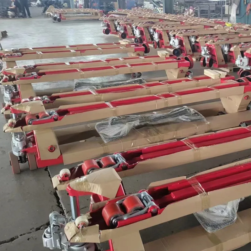 extra long fork pallet jack
